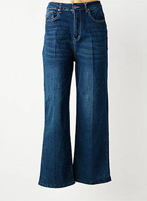 Jeans coupe droite stretch taille normale bleu NAIIF femme