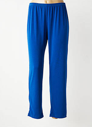 Pantalon slim taille élastique taille normale bleu TELMAIL femme
