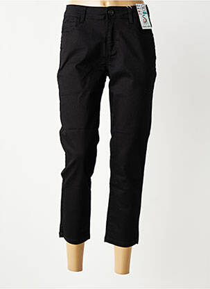 Pantacourt stretch taille normale noir S.QUISE femme