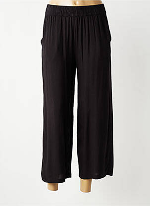 Pantalon 7/8 taille élastique taille normale noir B.YOUNG femme
