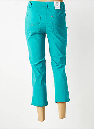 Pantacourt stretch taille normale bleu JULIE GUERLANDE femme
