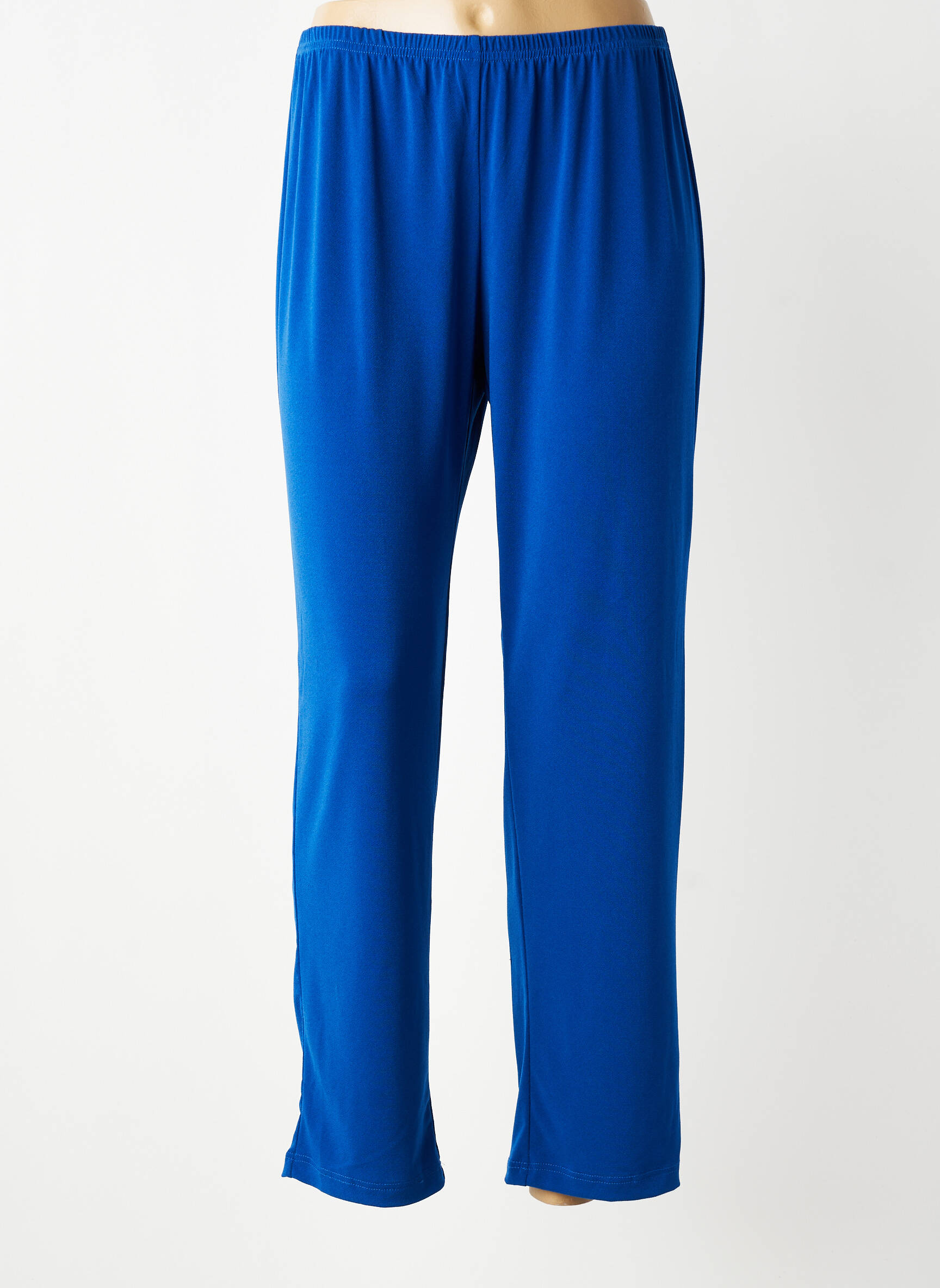 Pantalon slim taille élastique taille normale bleu TELMAIL femme