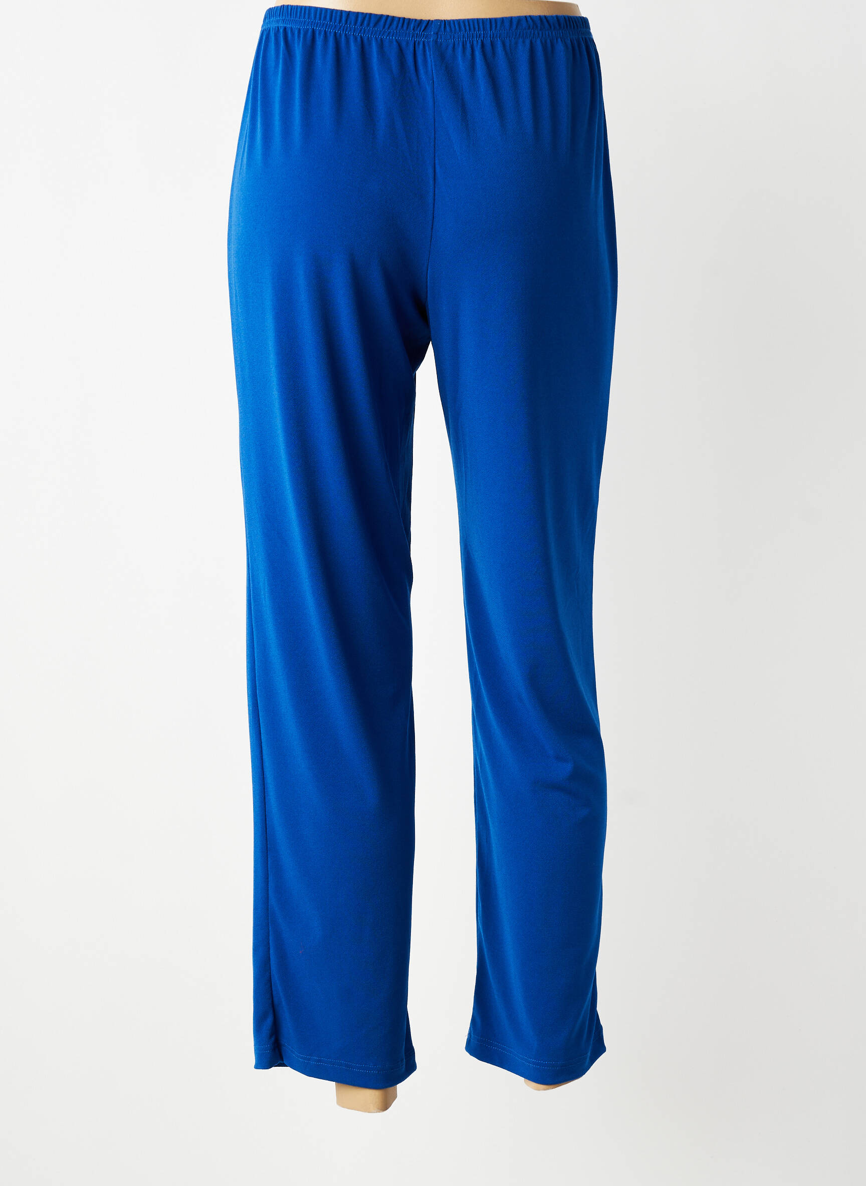 Pantalon slim taille élastique taille normale bleu TELMAIL femme