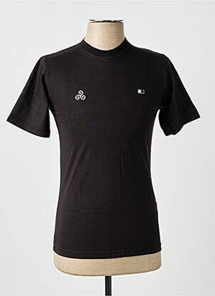 T-shirt broderie manches courtes noir GWEN & BLACK homme