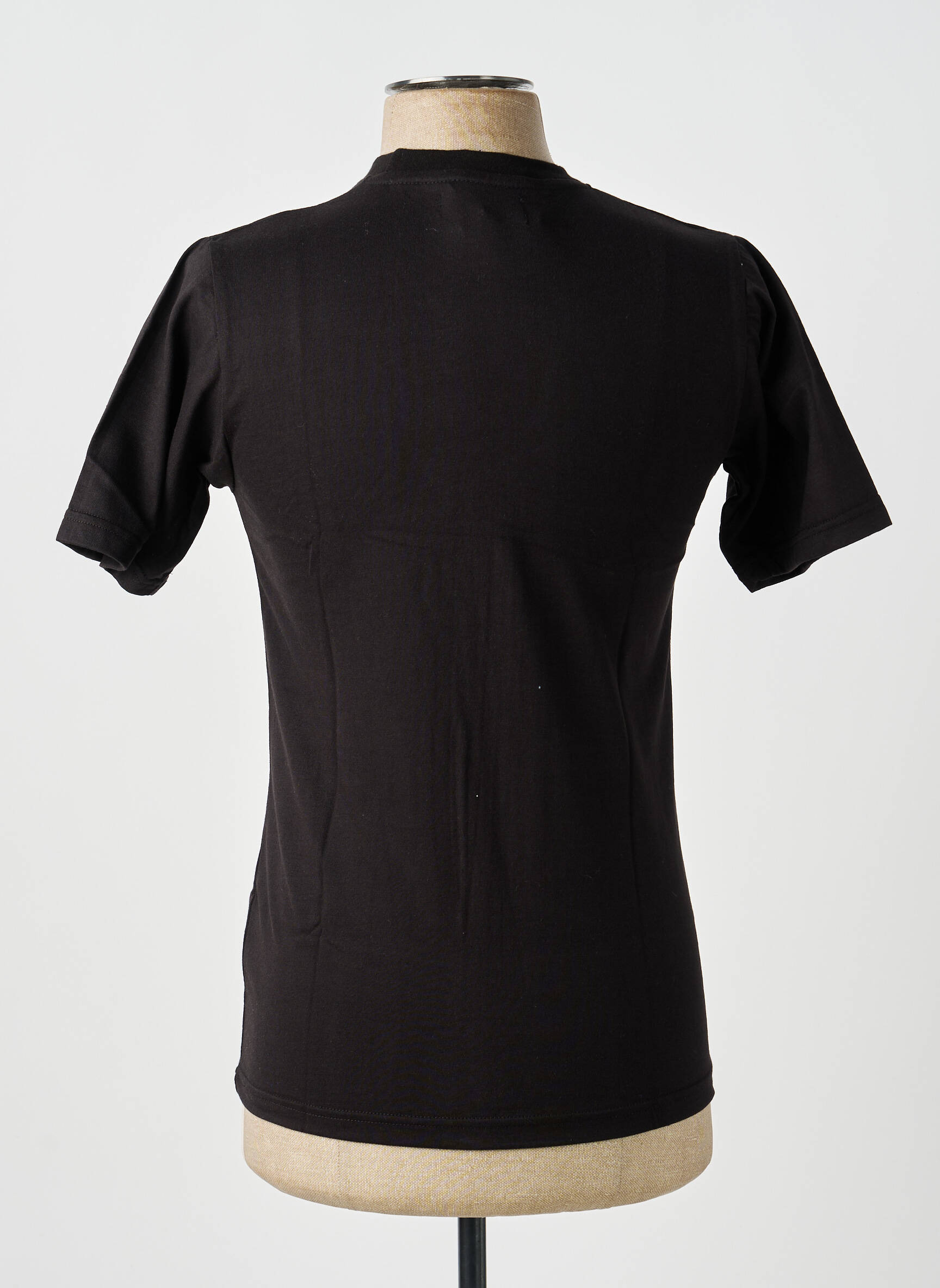 T-shirt broderie manches courtes noir GWEN & BLACK homme