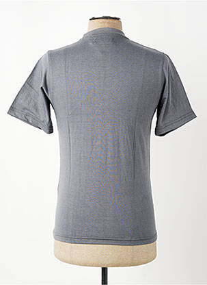 T-shirt broderie manches courtes gris GWEN & BLACK homme