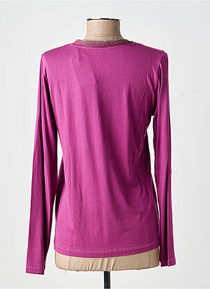 T-shirt manches longues manches longues violet KANOPE femme