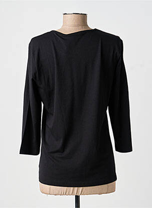 T-shirt manches 3/4 manches 3/4 noir SIGNATURE femme