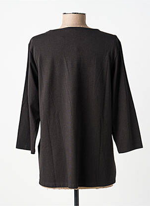 T-shirt manches 3/4 manches 3/4 noir CISO femme