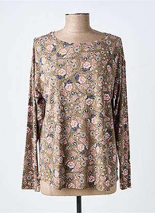 T-shirt manches longues manches longues marron JENSEN femme