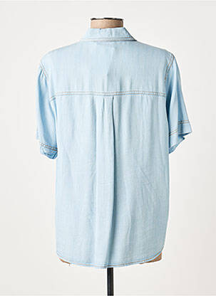 Chemisier manches courtes manches courtes bleu B.YOUNG femme