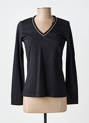 T-shirt manches longues manches longues noir JULIE GUERLANDE femme
