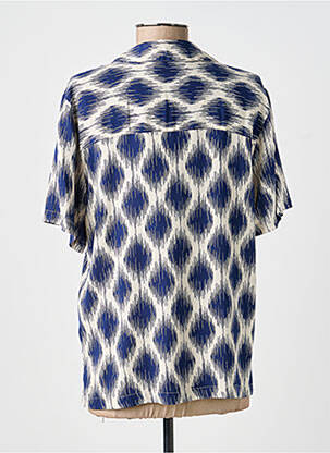 Chemisier manches courtes manches courtes bleu B.YOUNG femme