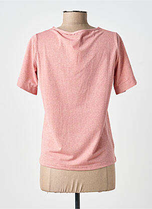 Top stretch manches courtes rose TELMAIL femme
