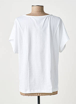 T-shirt coupe droite manches courtes blanc AGATHE & LOUISE femme