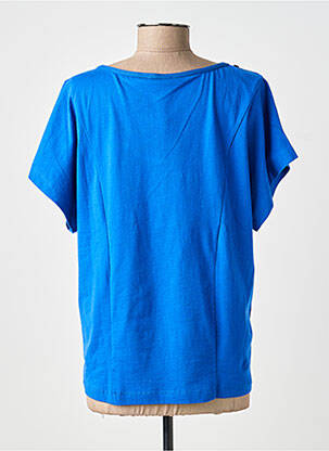 T-shirt coupe droite manches courtes bleu AGATHE & LOUISE femme