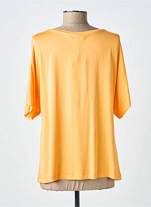T-shirt coupe droite manches courtes orange SURKANA femme