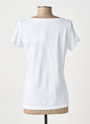 T-shirt stretch manches courtes blanc AGATHE & LOUISE femme