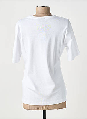 T-shirt sérigraphie manches courtes blanc BRANDTEX femme