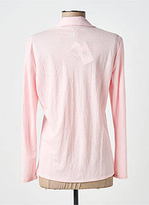 Chemisier coupe cintrée manches longues rose HIPPOCAMPE femme