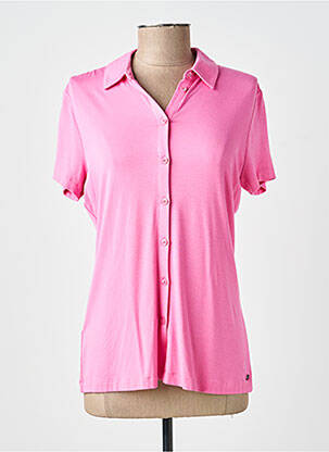 Chemisier manches courtes manches courtes rose SURKANA femme
