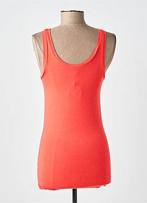 Débardeur coupe ajustée sans manche orange B.YOUNG femme