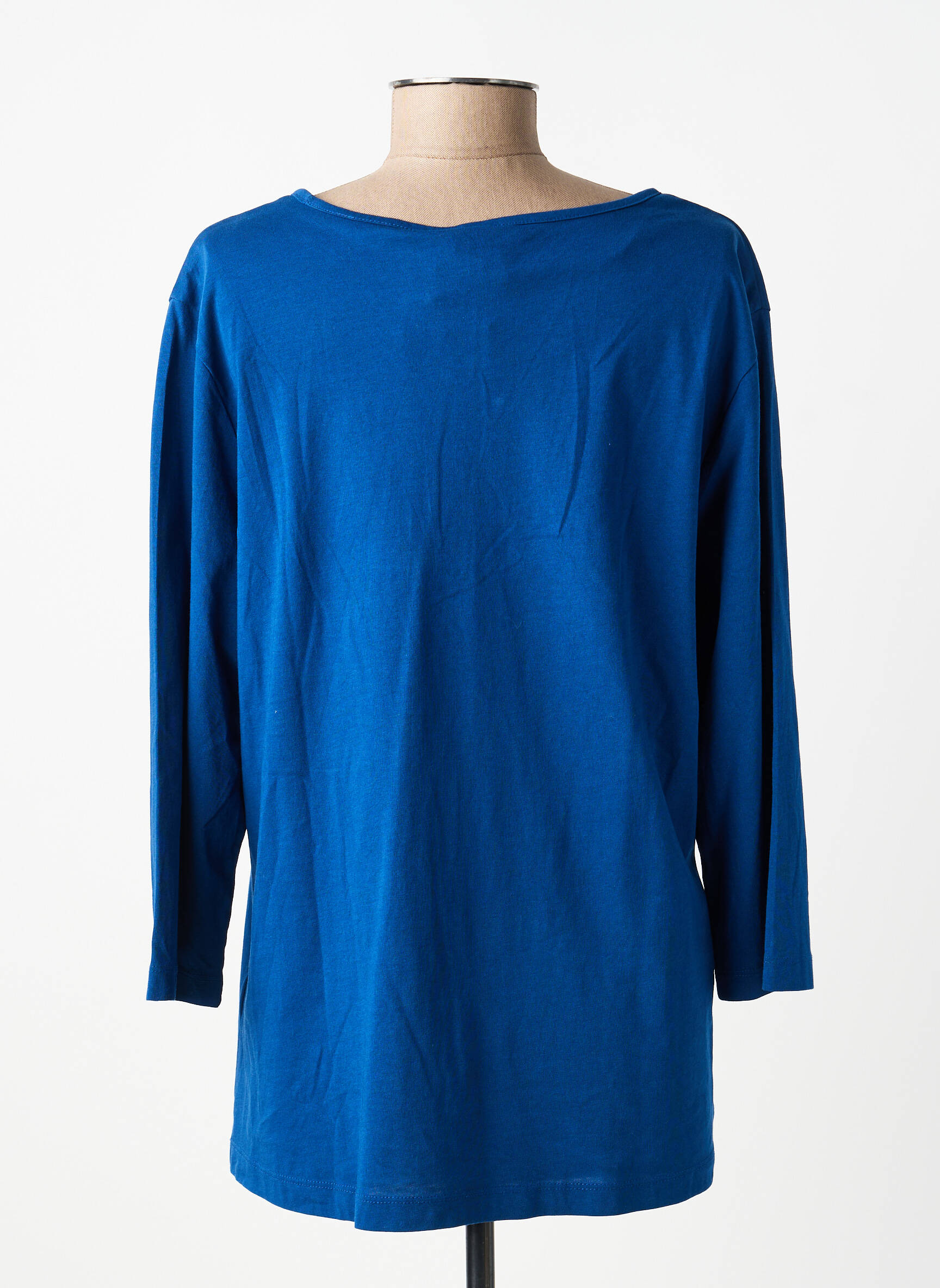 T-shirt manches 3/4 manches 3/4 bleu CISO femme