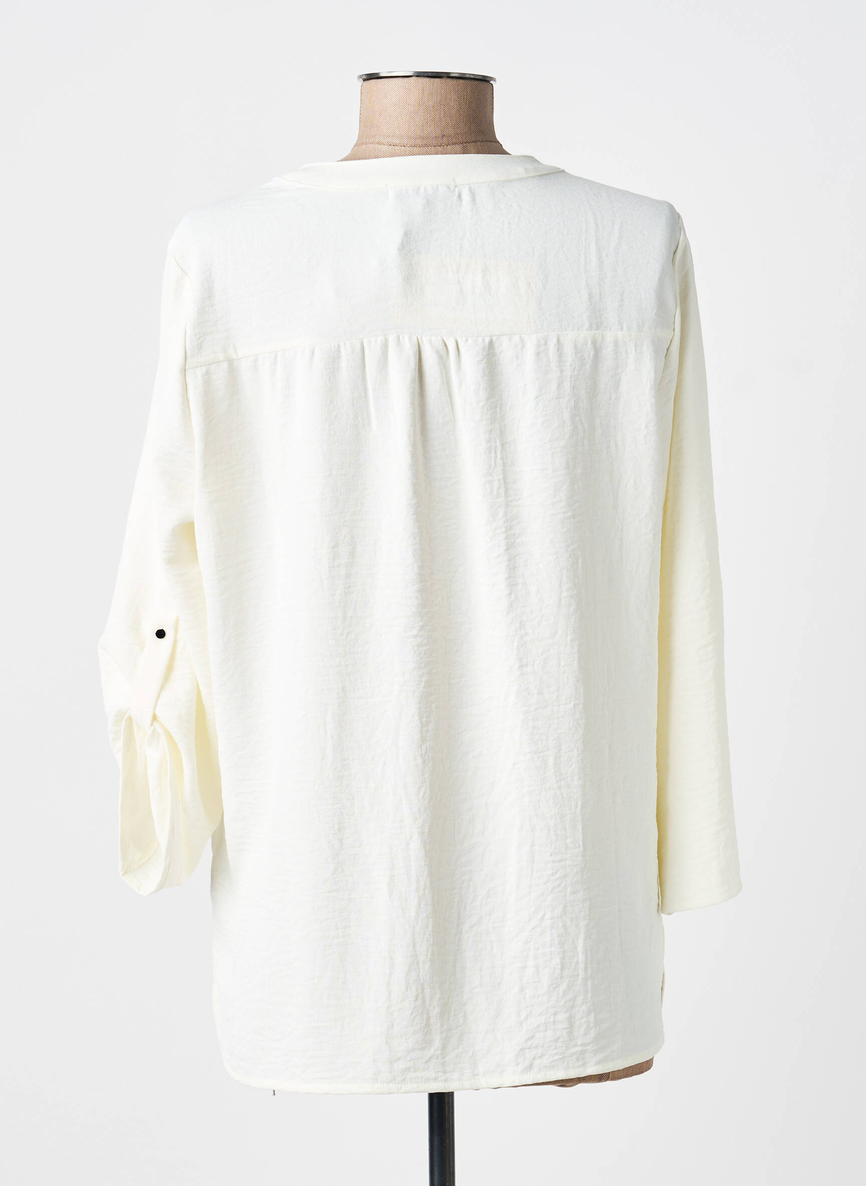 Blouse manches 3/4 manches 3/4 beige MCM femme