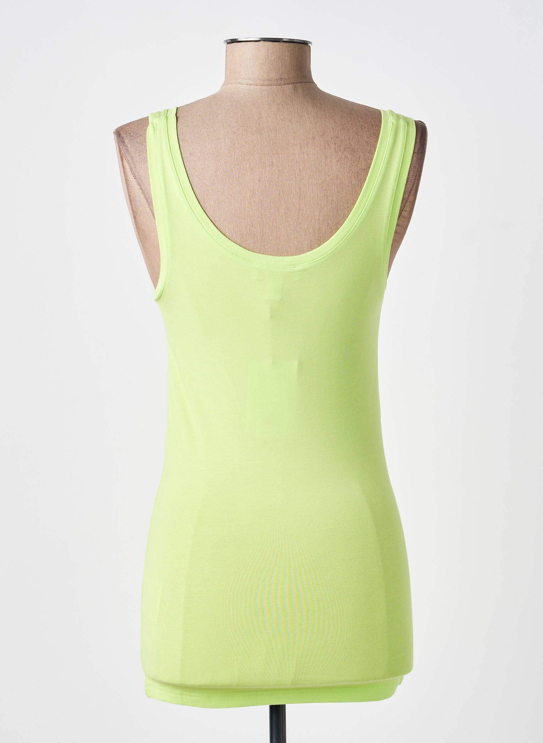 Débardeur coupe ajustée sans manche vert B.YOUNG femme