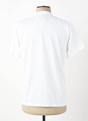 T-shirt broderie manches courtes blanc GWEN & BLACK homme