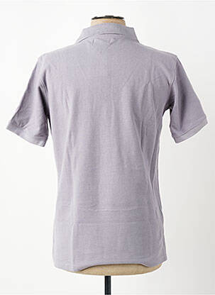 Polo coupe droite manches courtes gris GWEN & BLACK homme