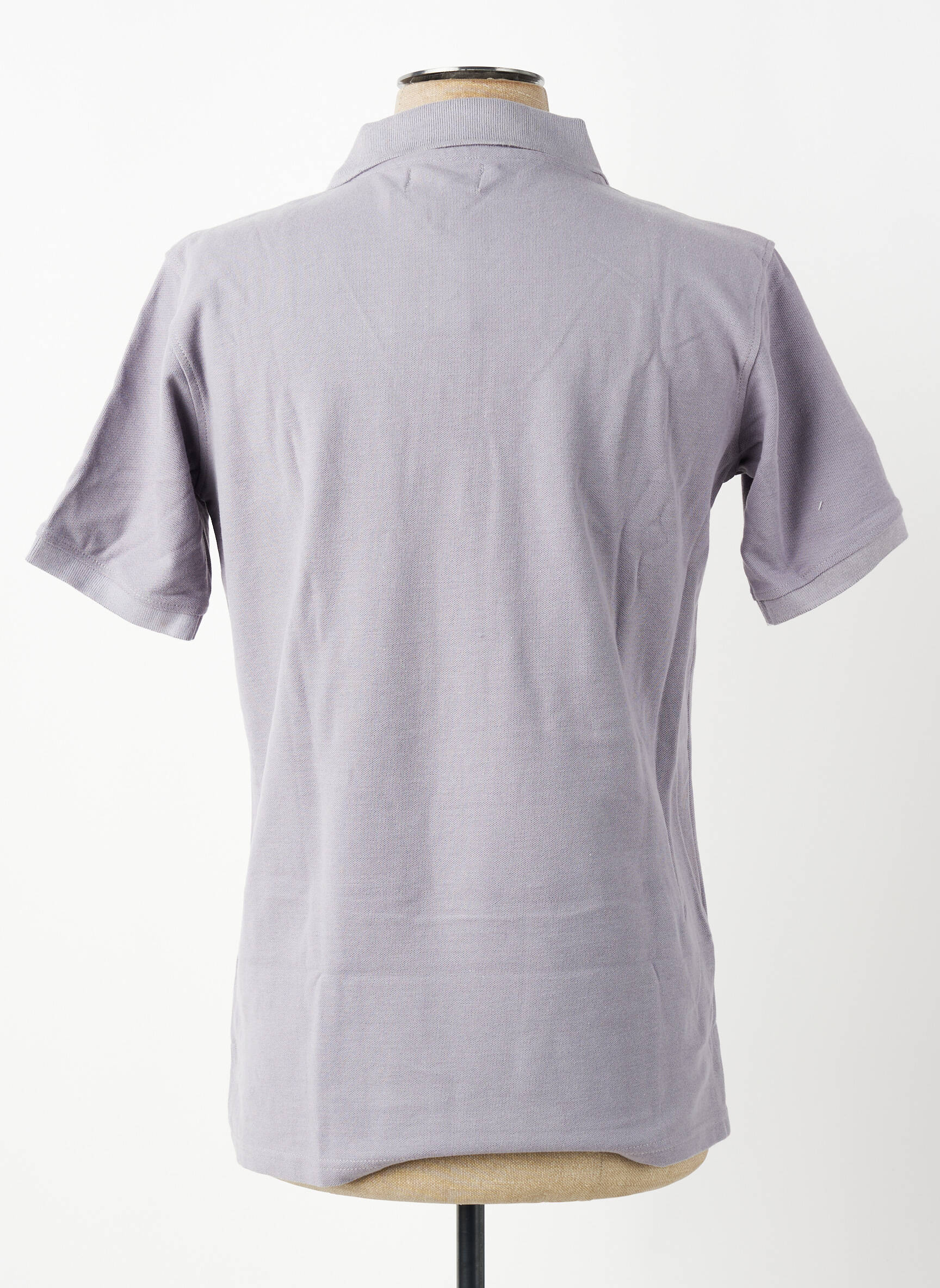 Polo coupe droite manches courtes gris GWEN & BLACK homme