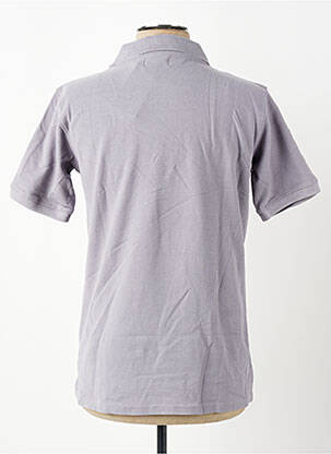 Polo coupe droite manches courtes gris GWEN & BLACK homme