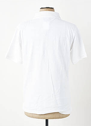 Polo coupe droite manches courtes blanc GWEN & BLACK homme