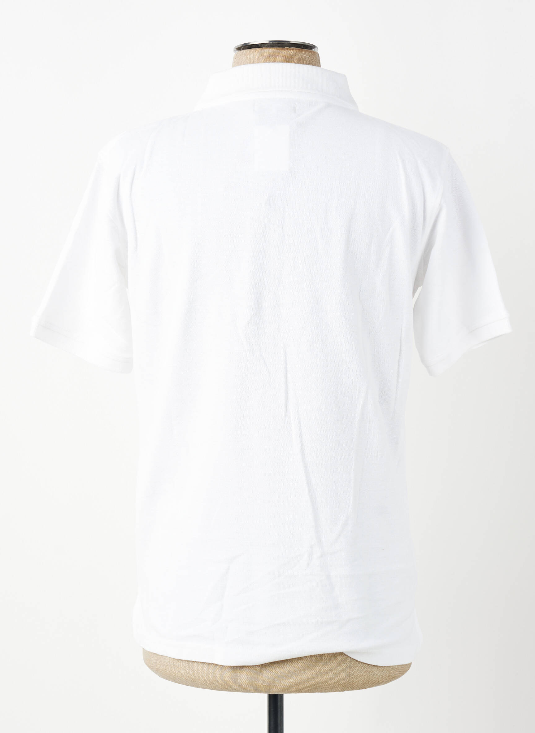 Polo coupe droite manches courtes blanc GWEN & BLACK homme