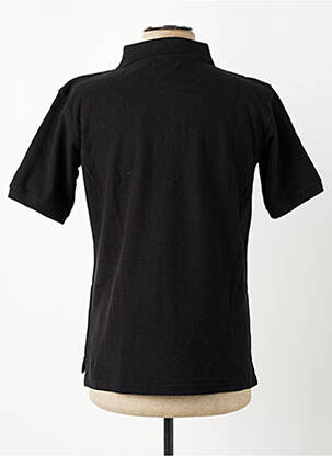 Polo coupe droite manches courtes noir GWEN & BLACK homme