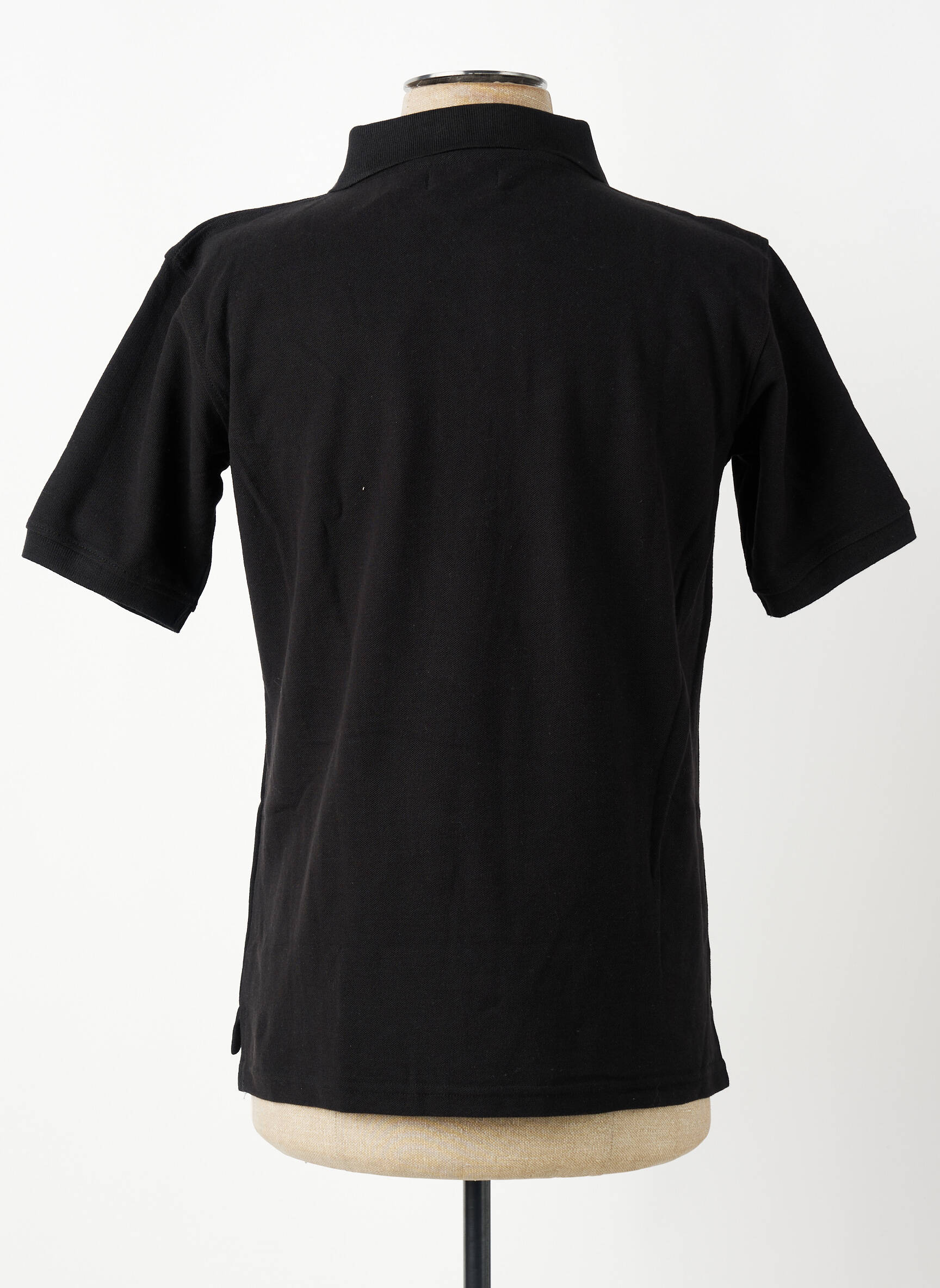 Polo coupe droite manches courtes noir GWEN & BLACK homme