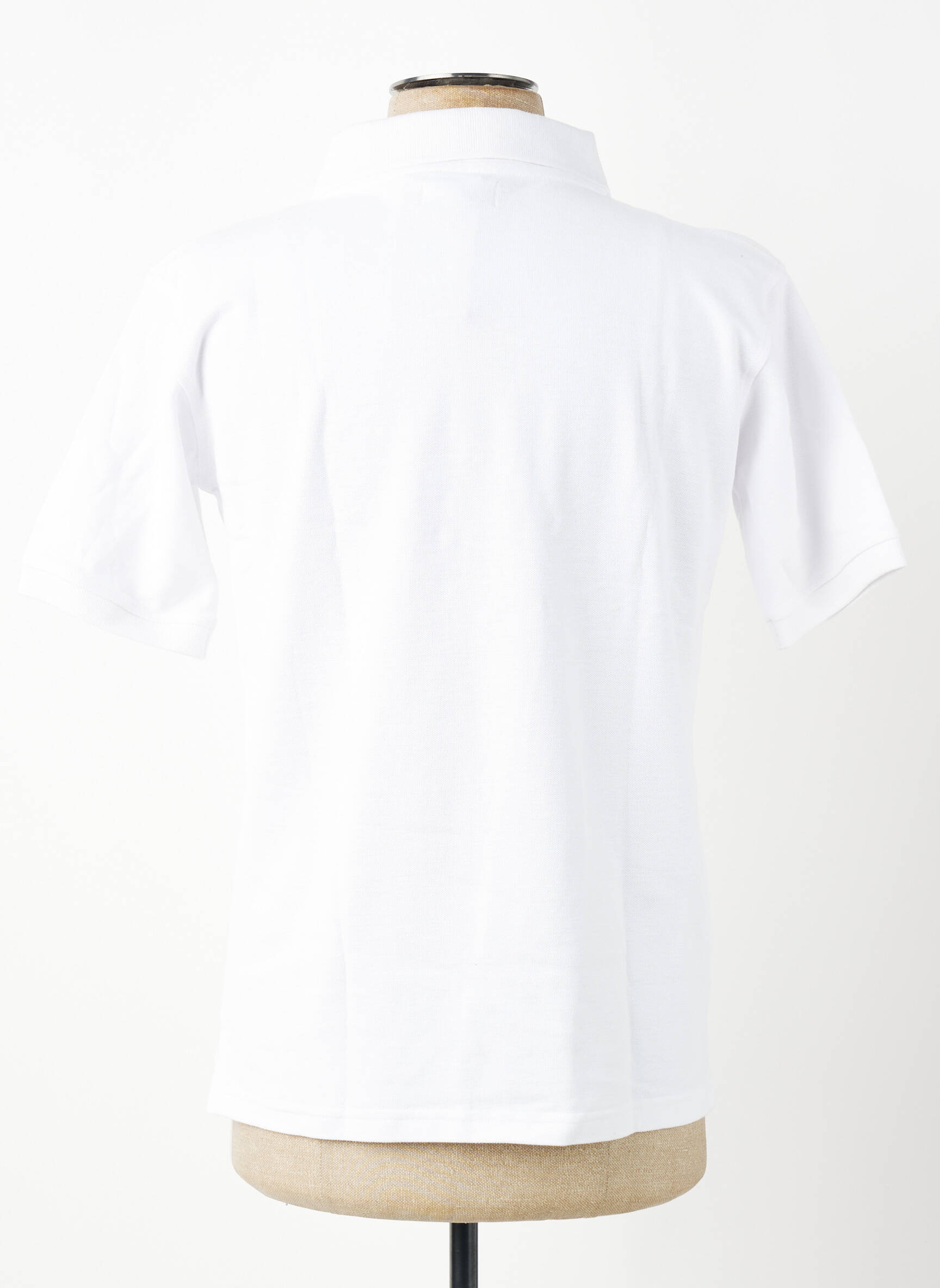 Polo coupe droite manches courtes blanc GWEN & BLACK homme