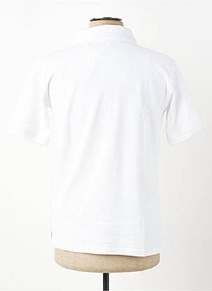 Polo coupe droite manches courtes blanc GWEN & BLACK homme