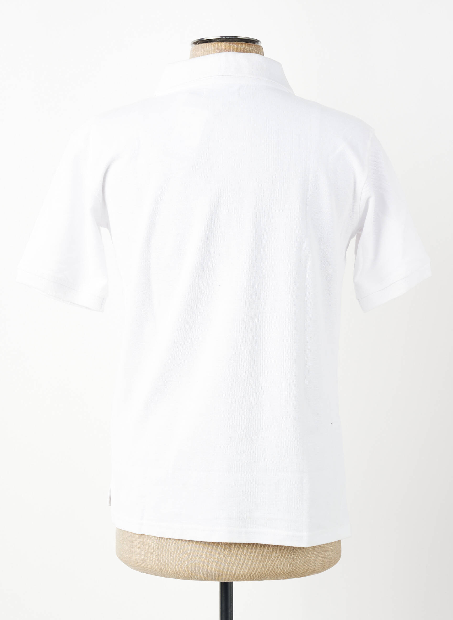 Polo coupe droite manches courtes blanc GWEN & BLACK homme