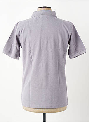 Polo coupe droite manches courtes gris GWEN & BLACK homme