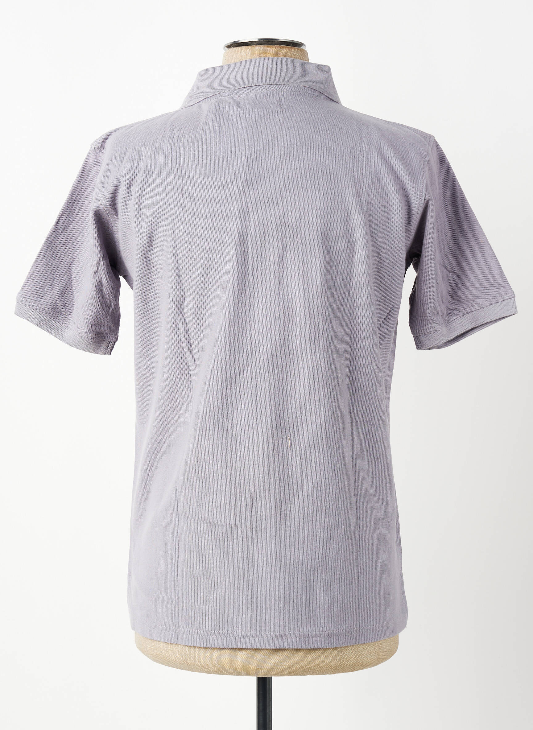 Polo coupe droite manches courtes gris GWEN & BLACK homme