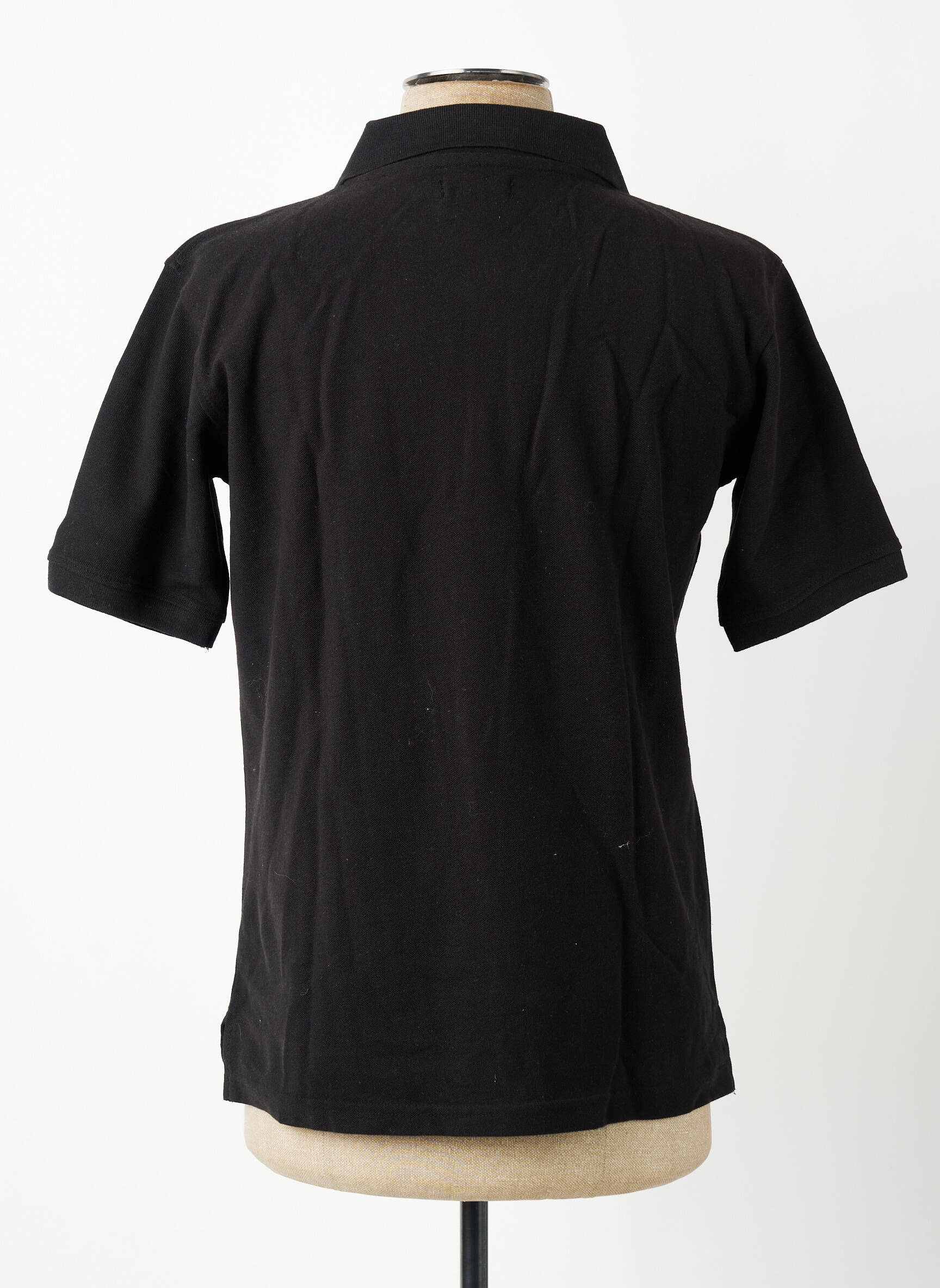 Polo coupe droite manches courtes noir GWEN & BLACK homme