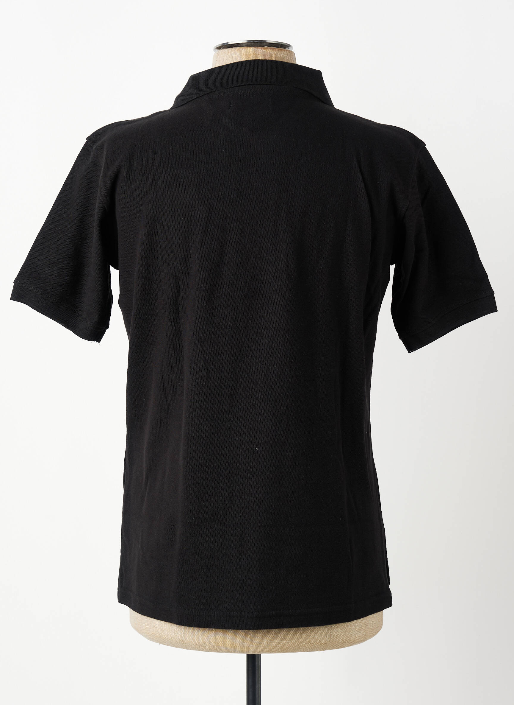 Polo coupe droite manches courtes noir GWEN & BLACK homme