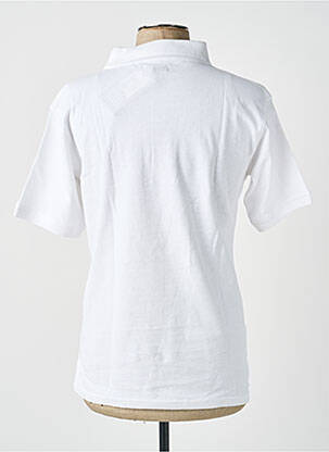Polo coupe droite manches courtes blanc GWEN & BLACK homme