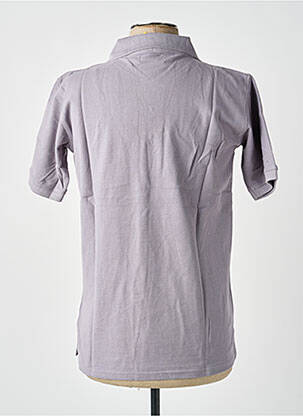 Polo coupe droite manches courtes gris GWEN & BLACK homme