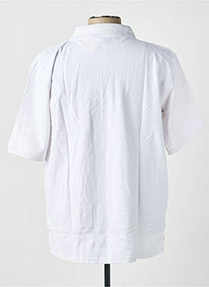 Polo coupe droite manches courtes blanc GWEN & BLACK homme