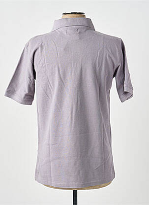 Polo coupe droite manches courtes gris GWEN & BLACK homme