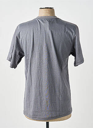 T-shirt broderie manches courtes gris GWEN & BLACK homme