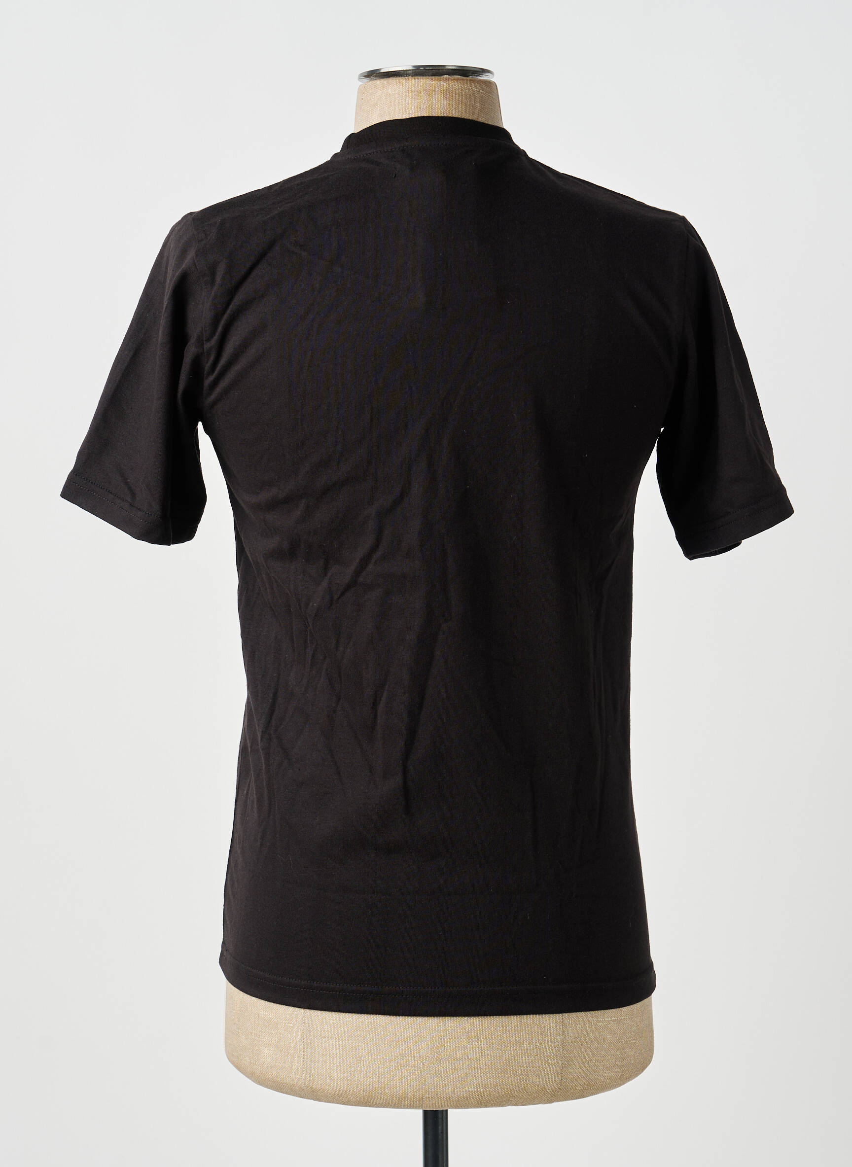 T-shirt broderie manches courtes noir GWEN & BLACK homme